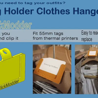 Giá đỡ nhãn cho móc treo quần áo