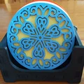 Đế ly trang trí họa tiết mandala nhiều màu sắc - Thumbnail 4