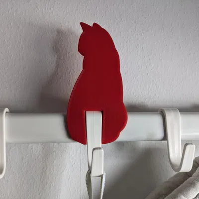 Decal mèo cho giá treo Sunnersta của IKEA