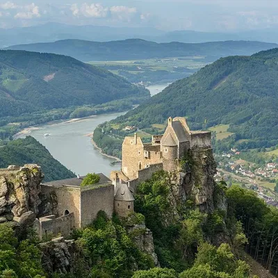 Mô hình địa hình thung lũng Wachau tại Áo