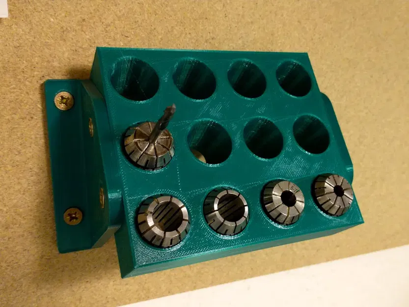 Giá đỡ collet ER20 cho 12 collet treo tường và để bàn - Image 1