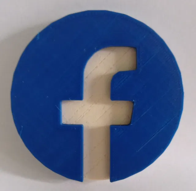 Biểu tượng Facebook với thiết kế 3D độc đáo - Image 1