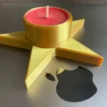 Giá đỡ nến hình sao cho mùa Giáng sinh - Thumbnail 1