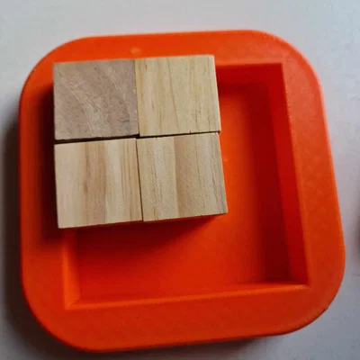 Giá đỡ cho 9 khối gỗ từ Action