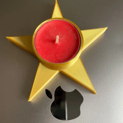 Giá đỡ nến hình sao cho mùa Giáng sinh