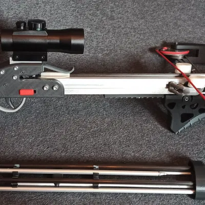 Nỏ compound mạnh 70 lbs in 3D với phụ kiện tùy chỉnh