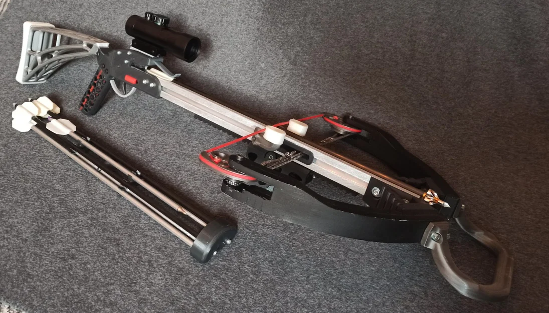 Nỏ compound mạnh 70 lbs in 3D với phụ kiện tùy chỉnh - Image 3