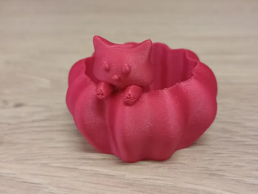 Bát mèo hình bí ngô trang trí Halloween - Image 5