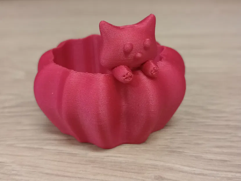 Bát mèo hình bí ngô trang trí Halloween - Image 6