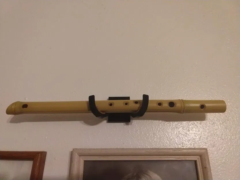 Giá đỡ sáo gỗ thiết kế bằng Tinkercad - Image 1