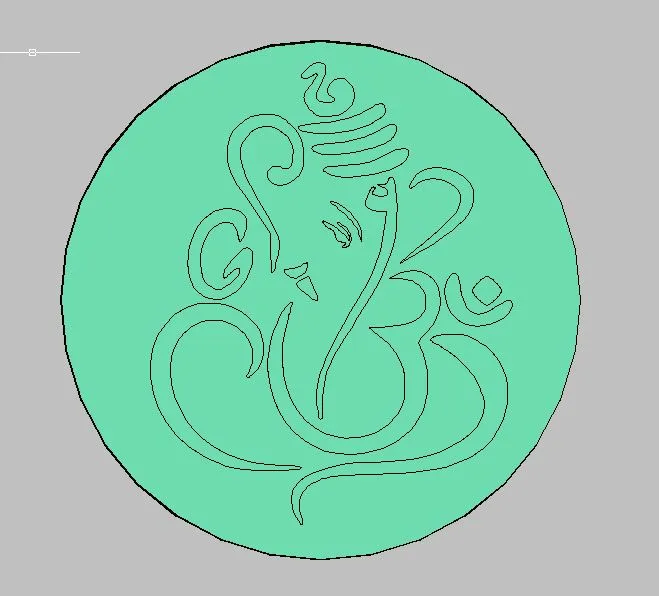 Mặt dây chuyền Ganesh với thiết kế tinh xảo - Image 1