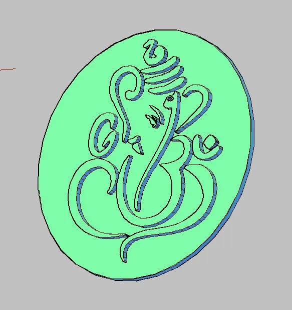 Mặt dây chuyền Ganesh với thiết kế tinh xảo - Image 2