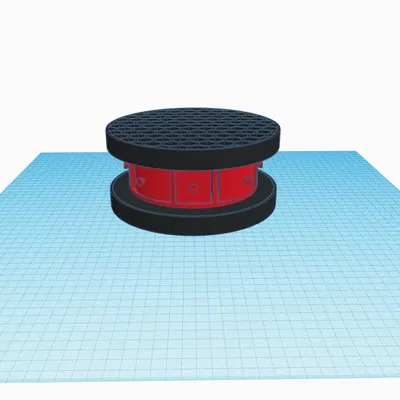 Giá đỡ thiết bị Prusameters với ngăn kéo và bảng màu