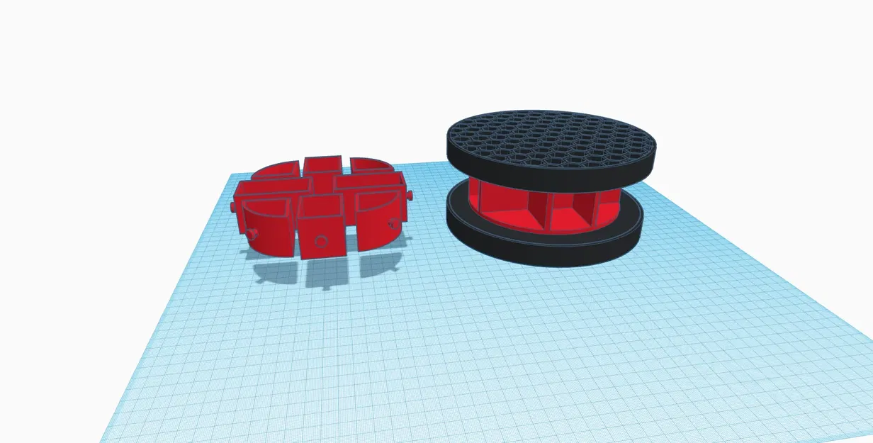 Giá đỡ thiết bị Prusameters với ngăn kéo và bảng màu - Image 2