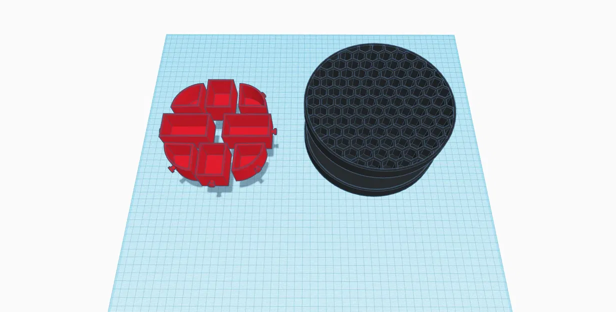 Giá đỡ thiết bị Prusameters với ngăn kéo và bảng màu - Image 3