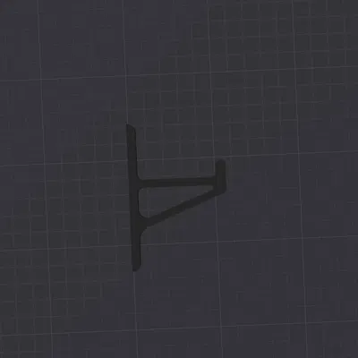 Giá đỡ tường đơn giản cho cung bắn recurve