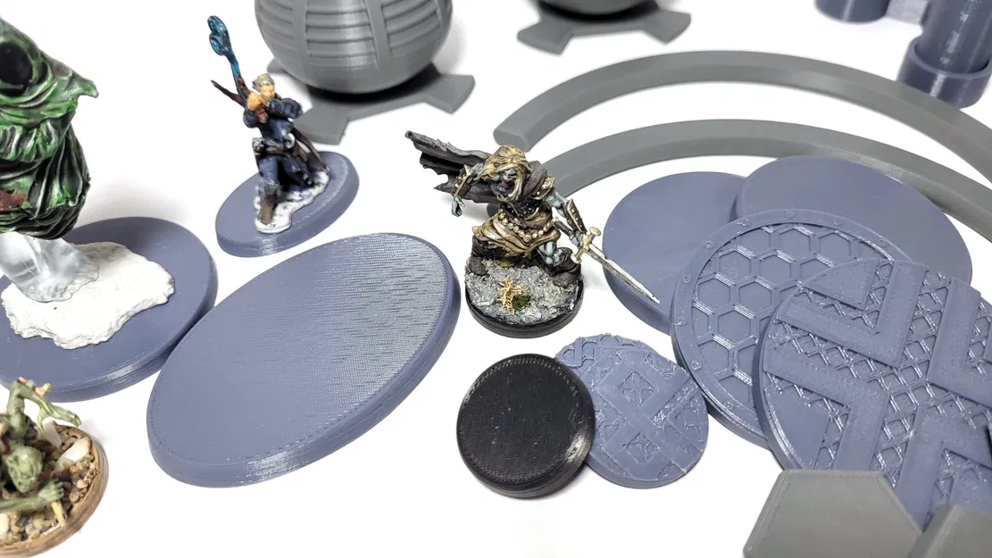 Giá đỡ sơn mô hình mini với thanh hỗ trợ và đế lục giác - Image 2