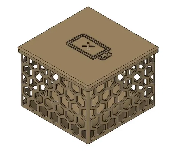 Hộp thu gom pin đã qua sử dụng có nắp đậy - Image 4