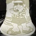 Chuông lithophane Giáng sinh Úc - Thumbnail 2