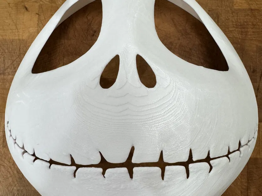 Mũ Jack Skellington chia thành 2 phần cho máy in 3D - Image 3