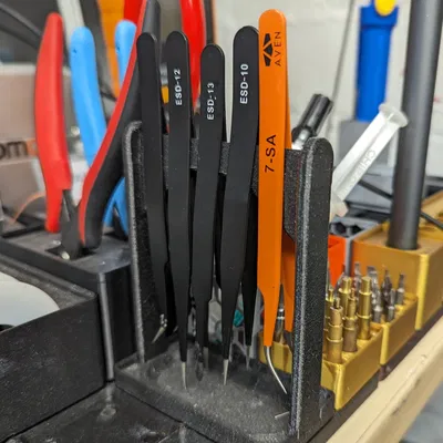 Giá đỡ nhíp Gridfinity in một mảnh