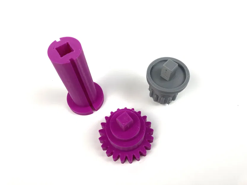 Giá đỡ cuộn filament với trục sau không ren - Image 2