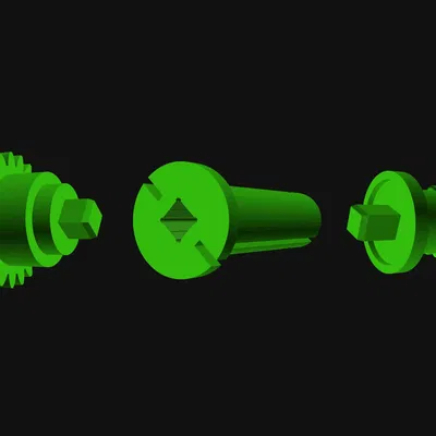 Giá đỡ cuộn filament với trục sau không ren