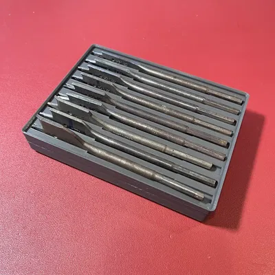 Giá đỡ mũi khoan Spade 8+1 Gridfinity