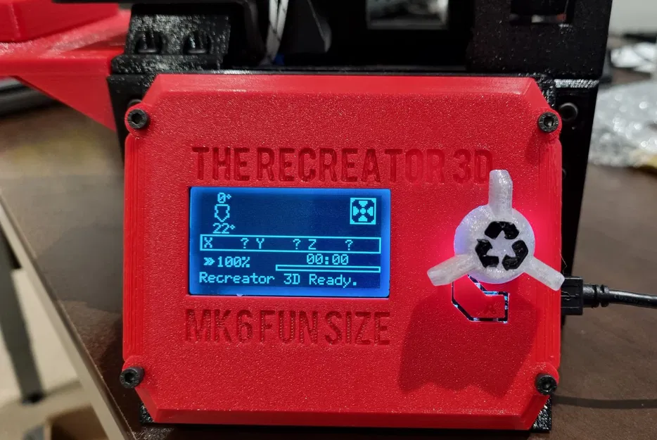 Mặt trước và đế điều chỉnh cho Recreator 3D từ Fysetc AIO II - Image 1