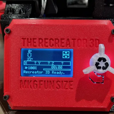 Mặt trước và đế điều chỉnh cho Recreator 3D từ Fysetc AIO II