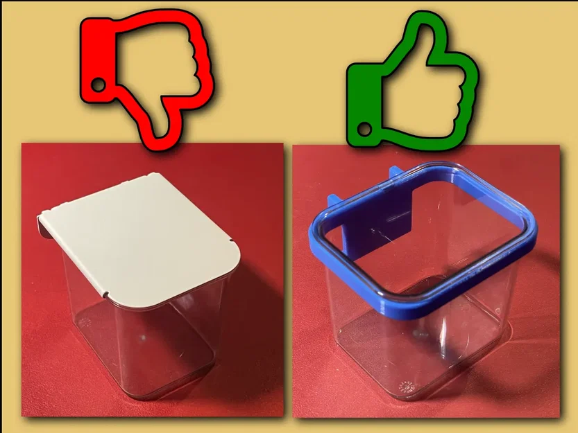 Giá đỡ thay thế cho hộp SKÅDIS "Có nắp - Image 1