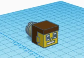 Mô hình đầu Minecraft cho Cooler Master Qube 500 - Image 1