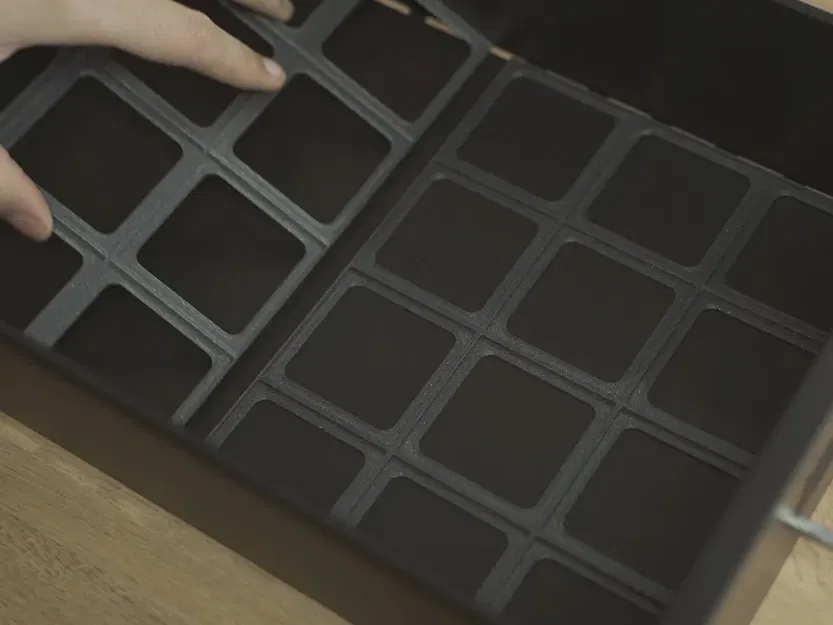 Hộp lưu trữ Ikea Hack Helmer có lưới tổ chức - Image 3