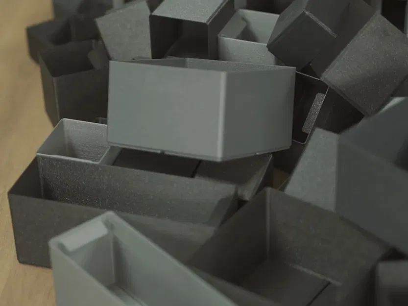 Hộp lưu trữ Ikea Hack Helmer có lưới tổ chức - Image 8