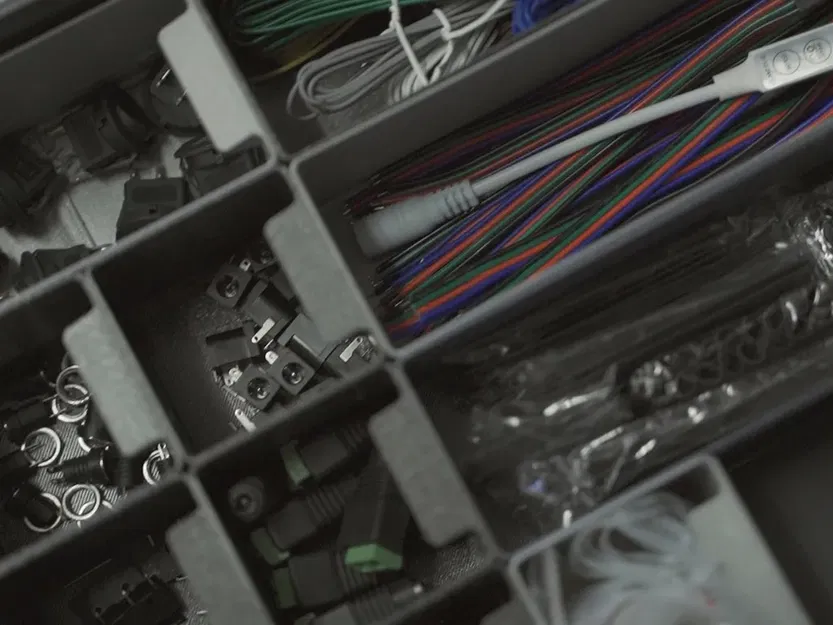 Hộp lưu trữ Ikea Hack Helmer có lưới tổ chức - Image 12