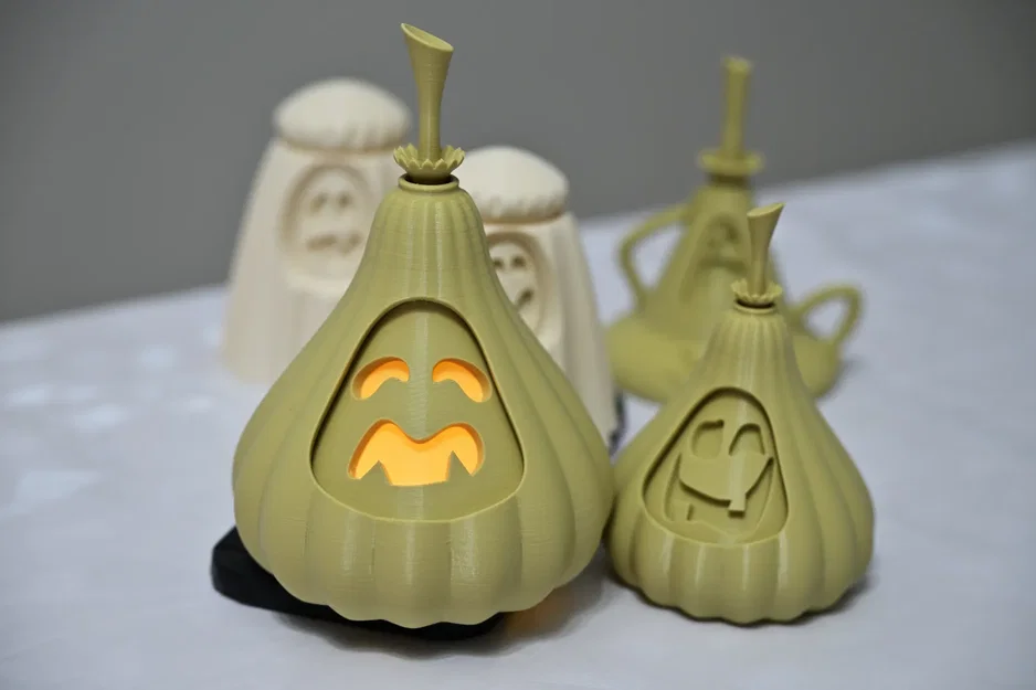 Quả bí đa diện cho đèn tea light - Image 2