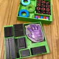 Giá đỡ token cho Marvel Zombie với bộ xúc xắc và gạch bìa - Thumbnail 1
