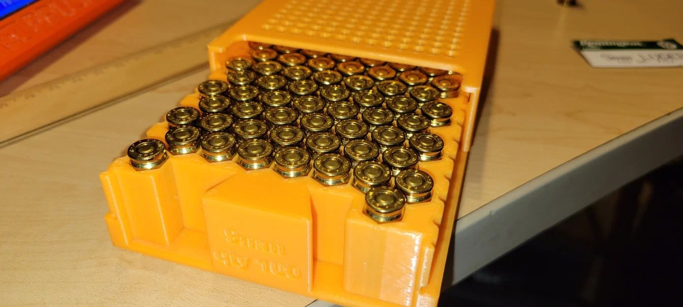 Khay đựng đạn 9mm 100 viên với nắp trượt - Image 1
