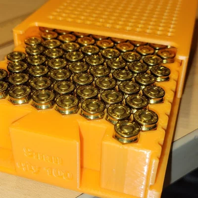 Khay đựng đạn 9mm 100 viên với nắp trượt