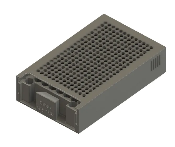 Khay đựng đạn 9mm 100 viên với nắp trượt - Image 3