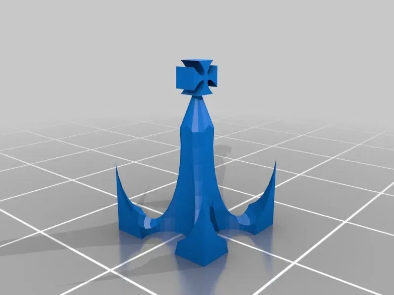 Vua cờ vua với hình thánh giá Maltese - Image 1