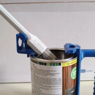 Giá đỡ cho hộp sơn 0,6 lít và cọ vẽ