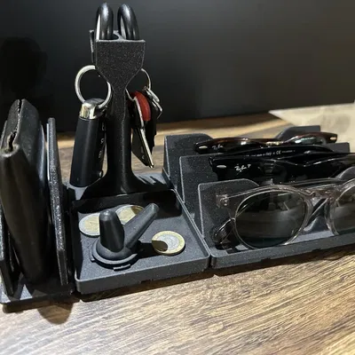 Giá đỡ ví Gridfinity (3x1) cho không gian sống