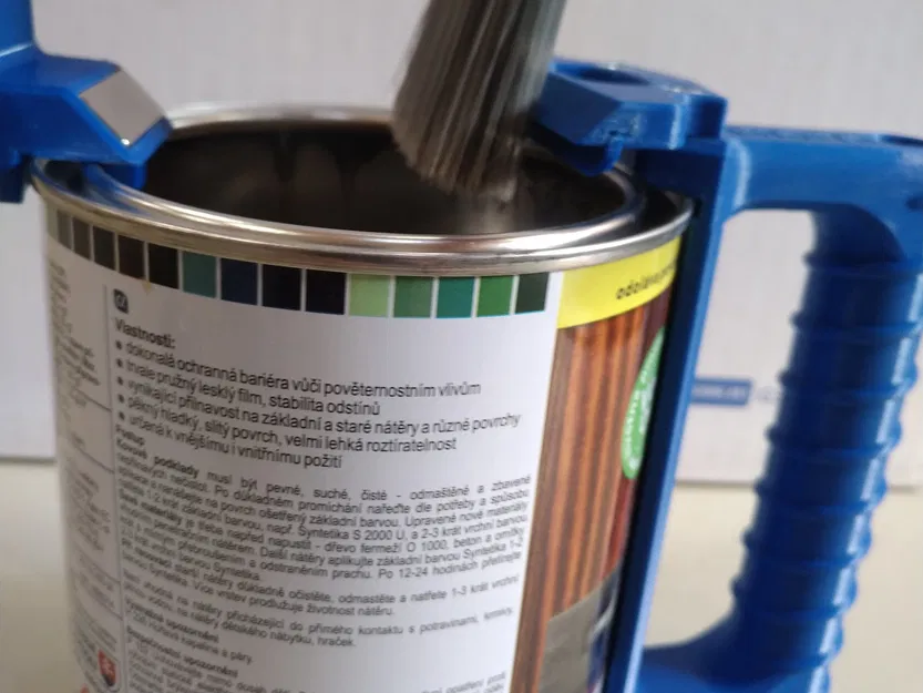 Giá đỡ cho hộp sơn 0,6 lít và cọ vẽ - Image 6