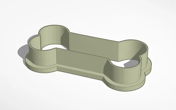 Khuôn cắt bánh quy hình xương chó - Image 1