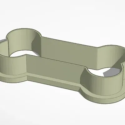 Khuôn cắt bánh quy hình xương chó