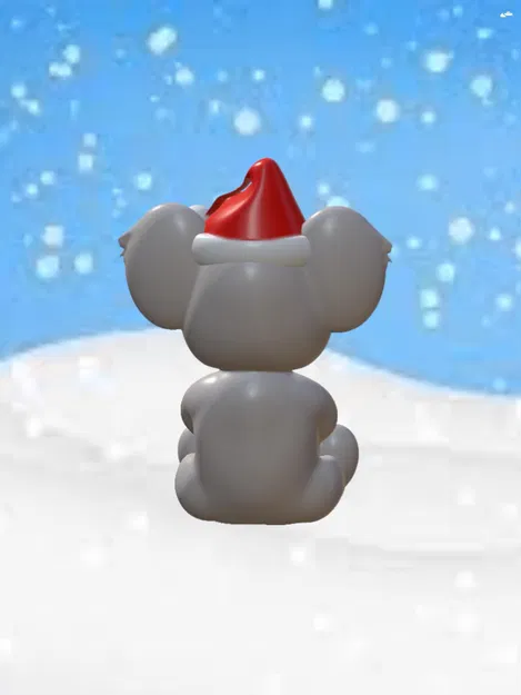 Gấu túi Kola Giáng Sinh Úc đội mũ Santa - Image 2