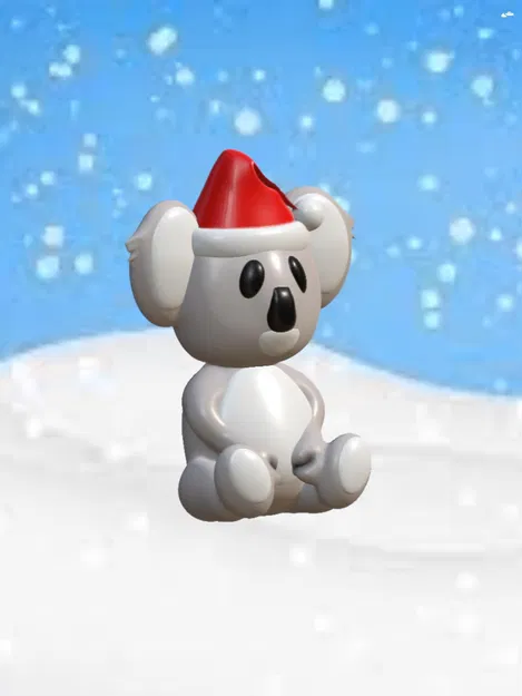 Gấu túi Kola Giáng Sinh Úc đội mũ Santa - Image 4