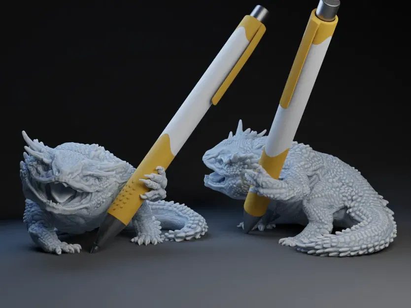 Giá đỡ bút rồng độc đáo cho không gian làm việc - Image 1