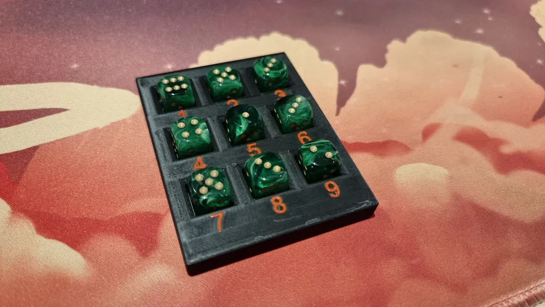 Bộ đếm slot phép thuật cho xúc xắc D&D - Image 1